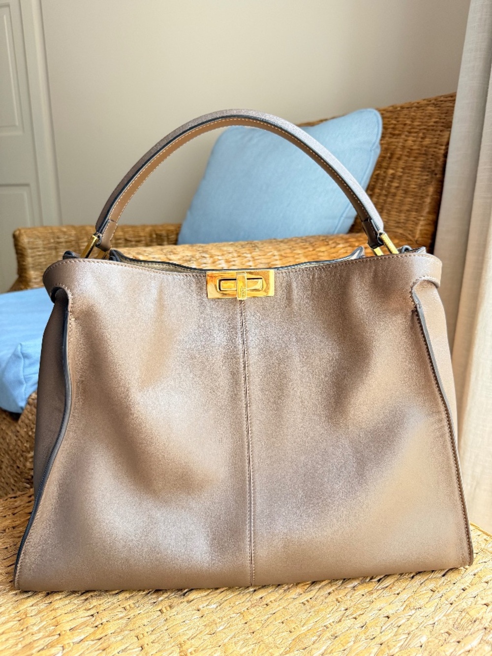 FENDI Peekaboo X-Lite Tote Bag Large